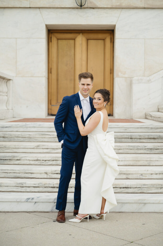 downtown Detroit engagement session