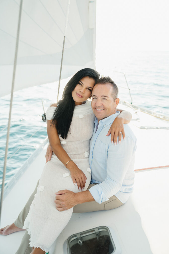 A Sailboat Engagement Session in Saugatuck, Michigan